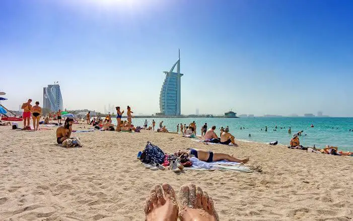 jumeirah beach park in dubai